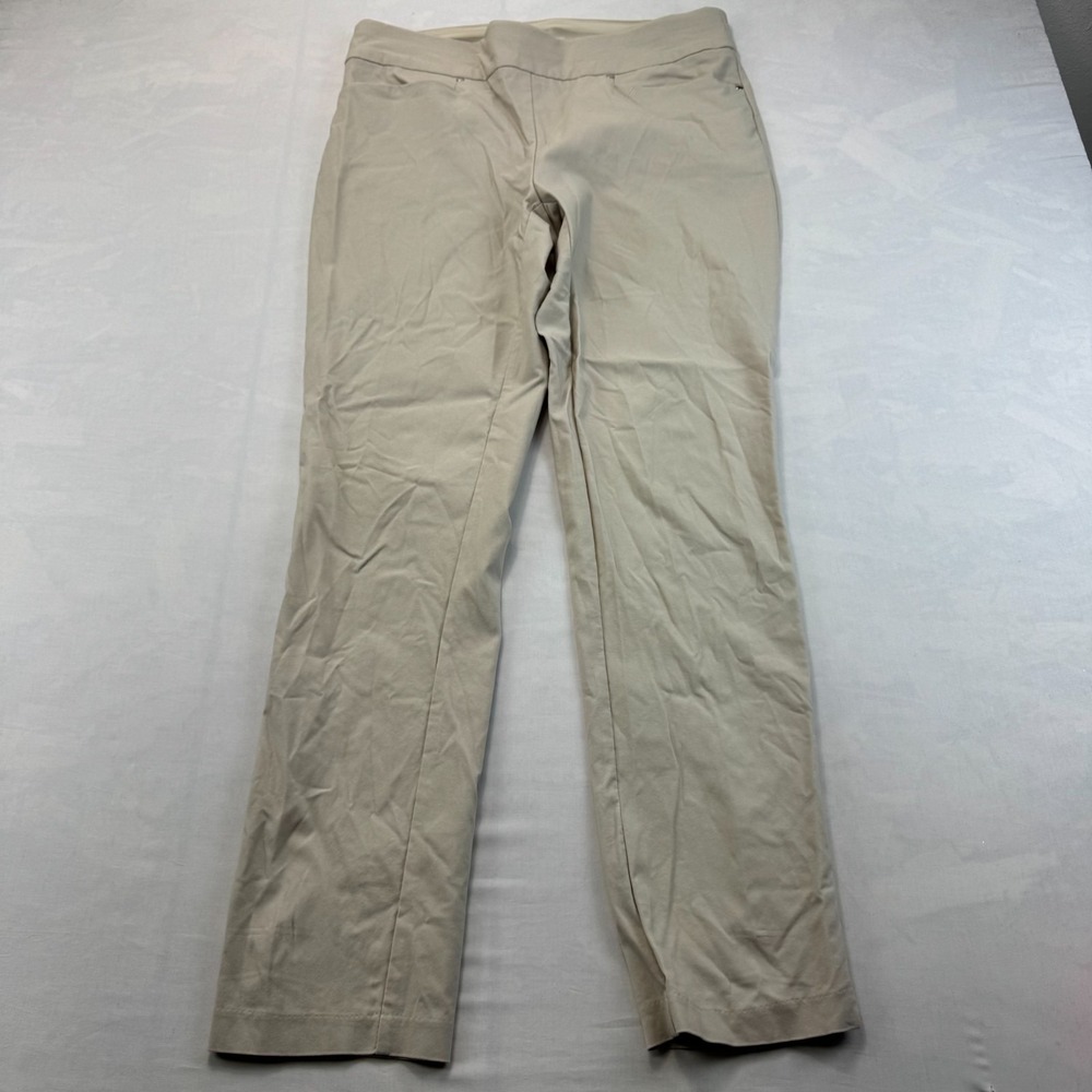 Women's Cream Straight-Leg Pants